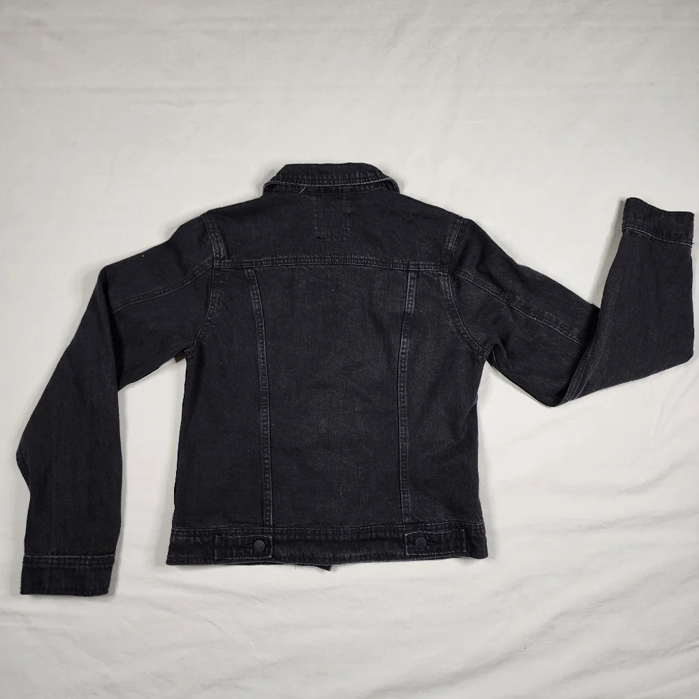 Universal Thread Freeborn Denim Jacket, Black, Small - Picture 2 of 9